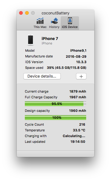 Iphoneの充電サイクルカウントを調べる 旅路の部屋